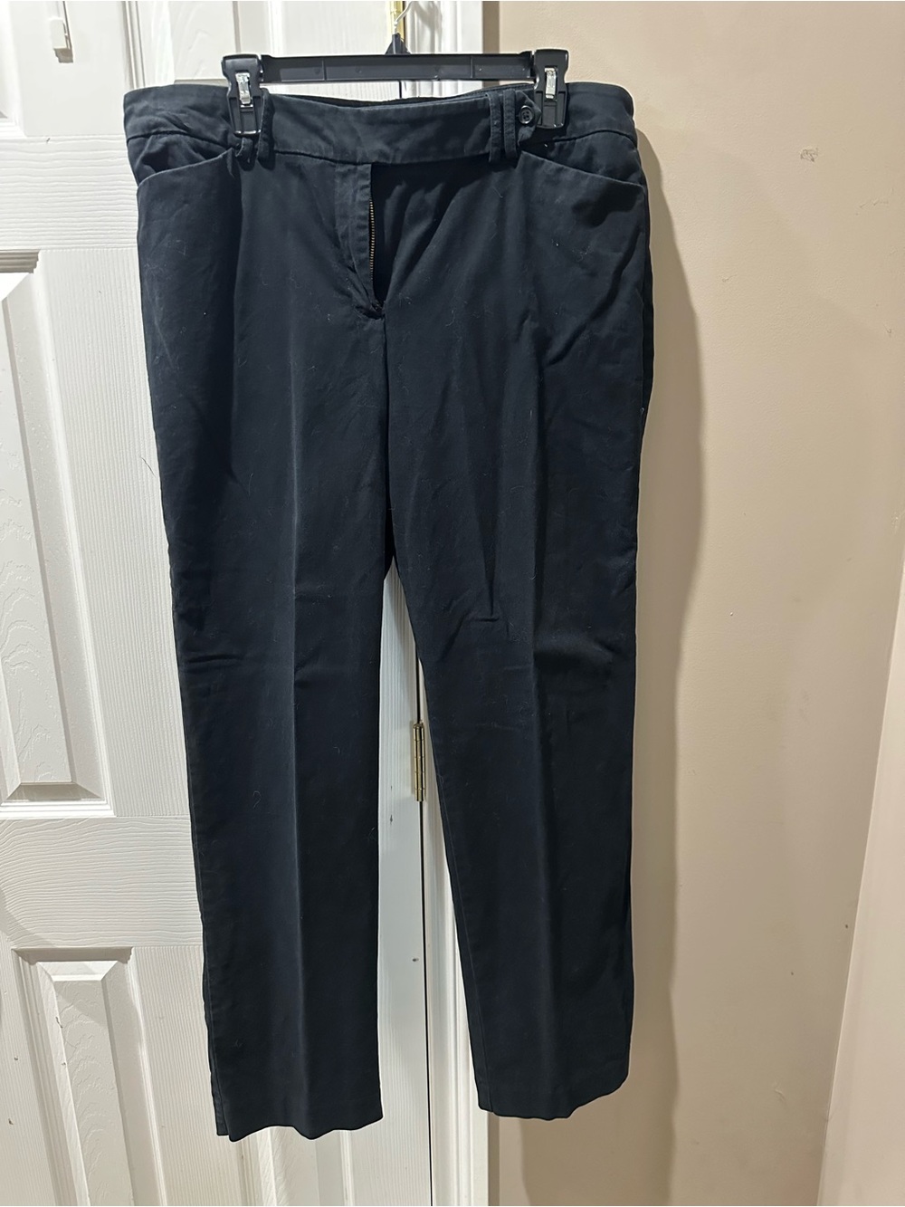 Jones New York Black Straight-Leg Work Pants